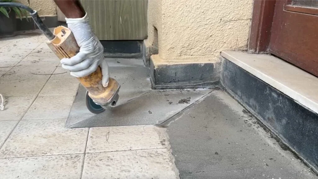 Terrace grouting before and after result by Clean Fanatics