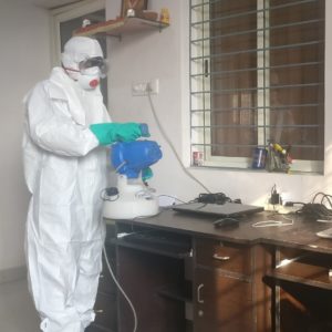 Disinfection services in bangalore using Fogging machine
