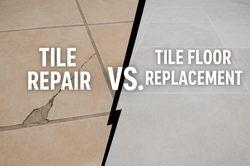 Tile Repair vs. Tile Floor Replacement: When Should You Opt for Each?