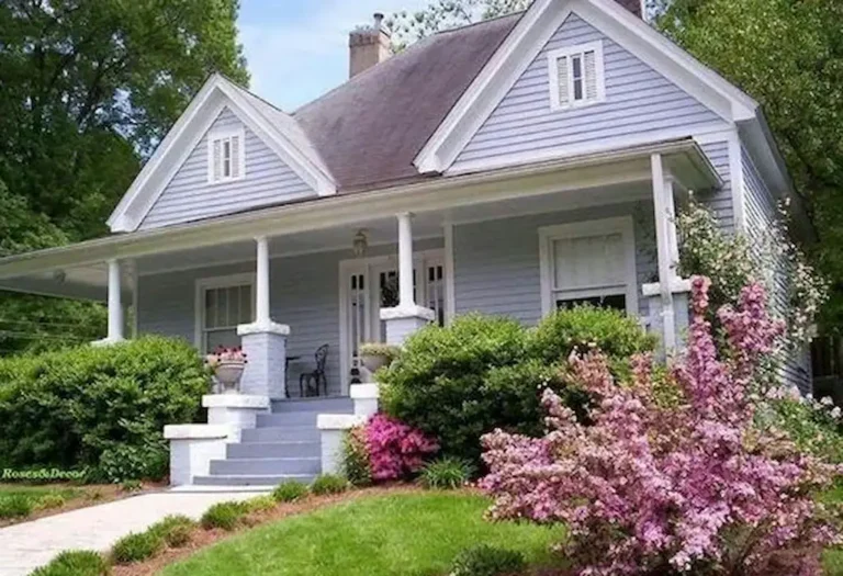 Lavender and White