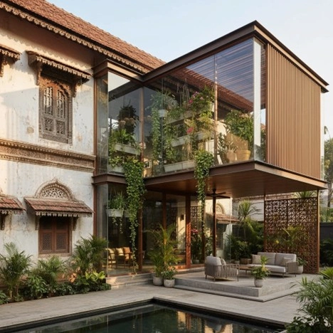 Balancing Modern Comfort with old charm in House Renovation