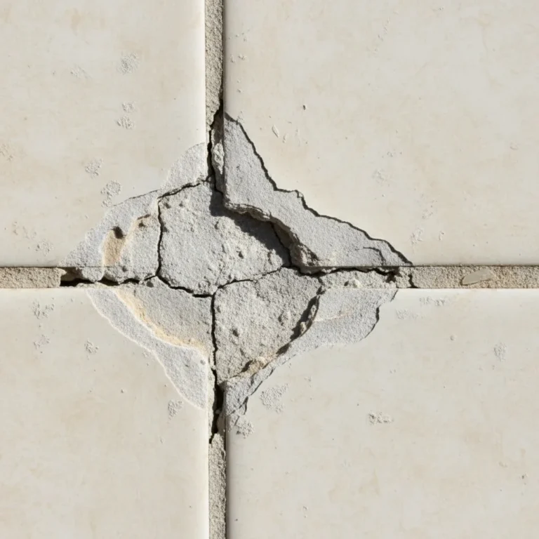 Cracked or Loose Grout