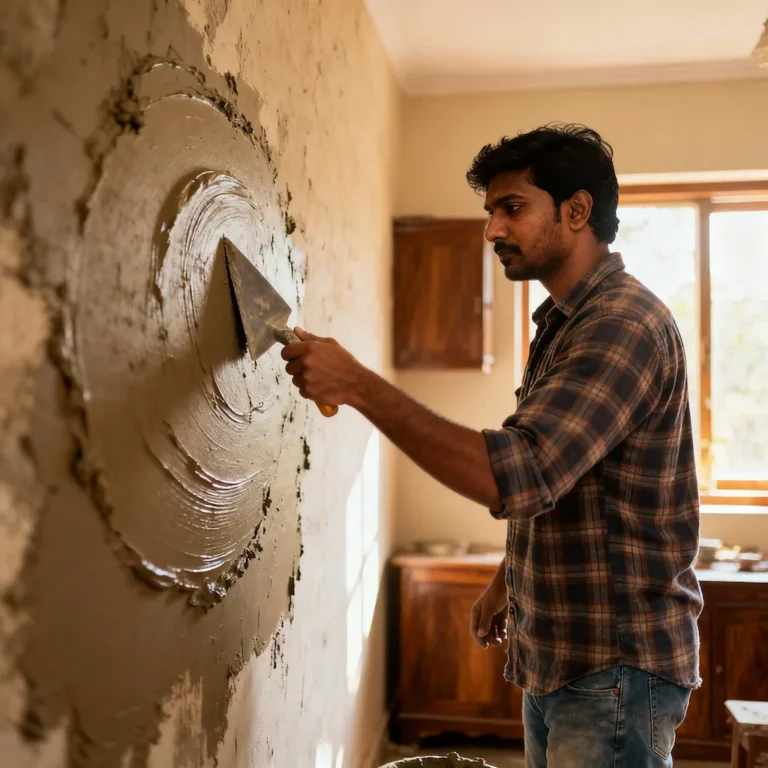 Plastering Work in progress