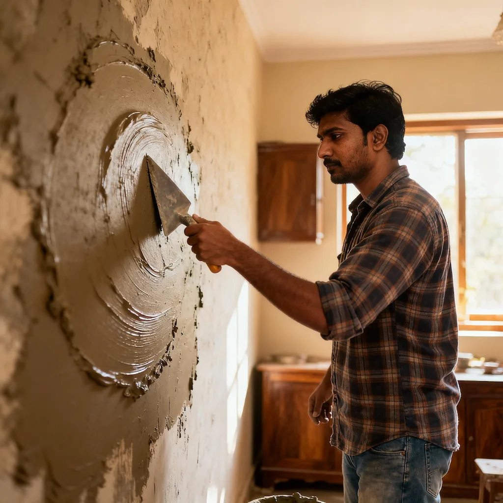 Plastering Work in progress