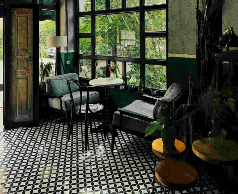 PGVT tiles in commercial spaces