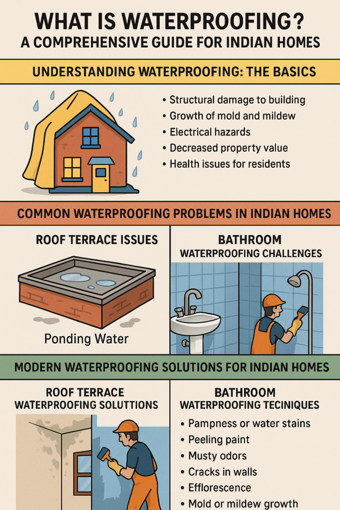 What is Waterproofing? A Comprehensive Guide for Indian Homes waterproofing