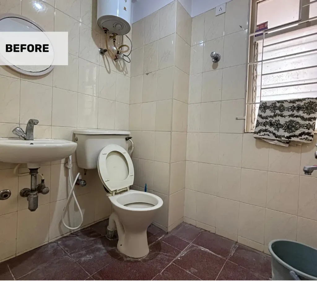 Bathroom renovation before- cleanfanatics