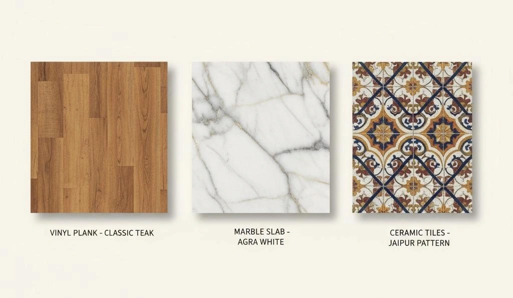 Tiles vs Marble vs Vinyl
