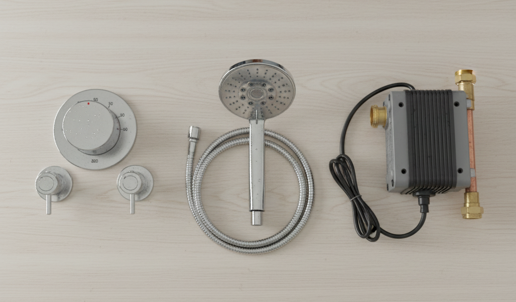 How to Plan Showers, Diverters and Booster Pumps