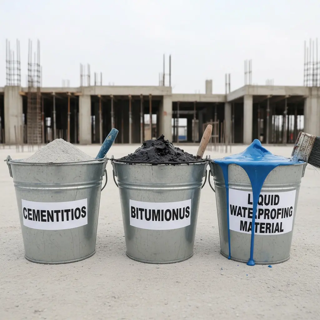 Cementitious vs Bituminous vs Liquid